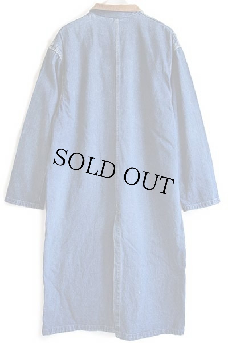 画像3: 90s USA製 Lee 340 ロング デニムコート L (3)