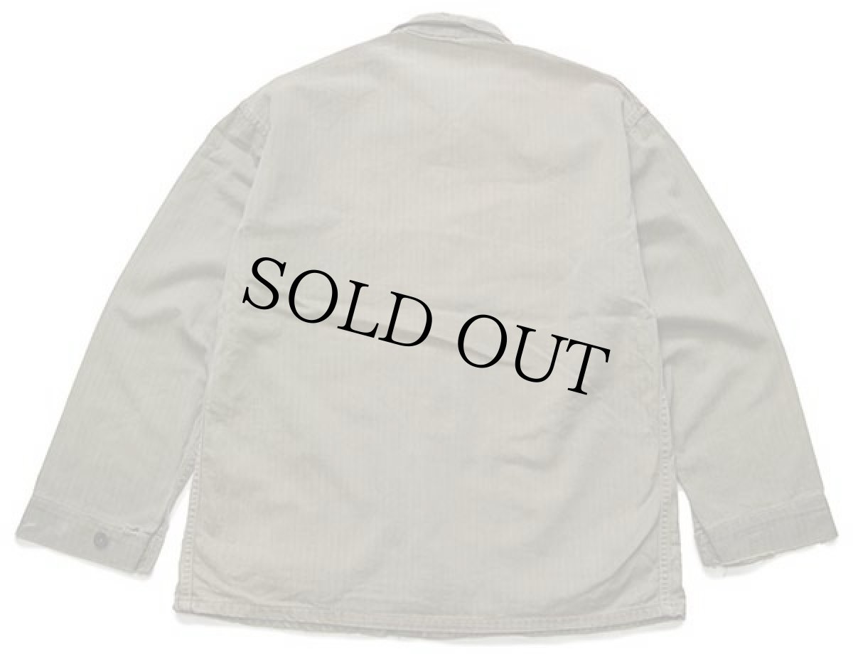 画像2: 40s 米軍 USMC M-41 HBT ヘリンボーンツイル ジャケット ボロ (2)