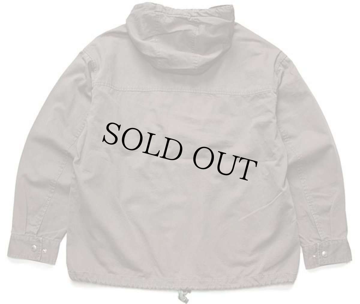 画像2: 00s GAPギャップ 無地 ハーフジップ プルオーバー コットンパーカー オリーブドラブ M★アノラック (2)