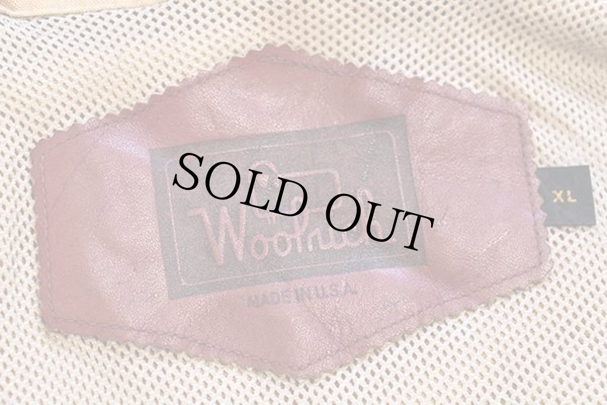 画像4: 90s USA製 Woolrichウールリッチ スタンドカラー コットン キャンバス フィールドコート PECAN XL (4)