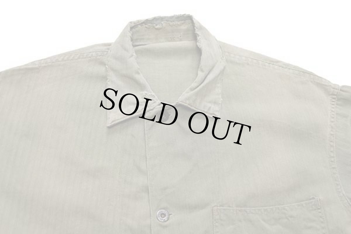 画像3: 40s 米軍 USMC M-41 HBT ヘリンボーンツイル ジャケット ボロ (3)