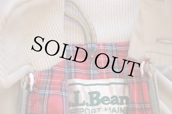 80s USA製 L.L.Bean G9タイプ タータンチェックライナー ハリントン