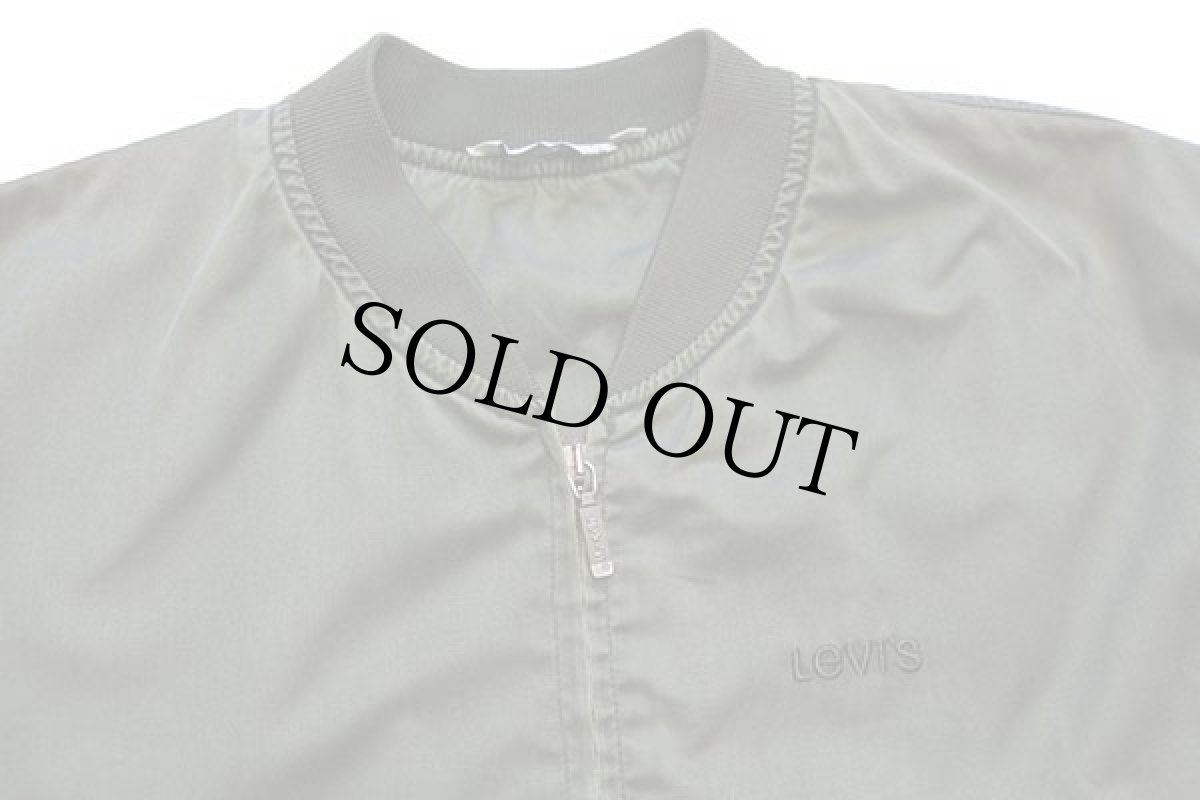 画像3: 90s イタリア製 Levi'sリーバイス ワンポイント ポプリン ジャケット オリーブ M★ユーロ (3)