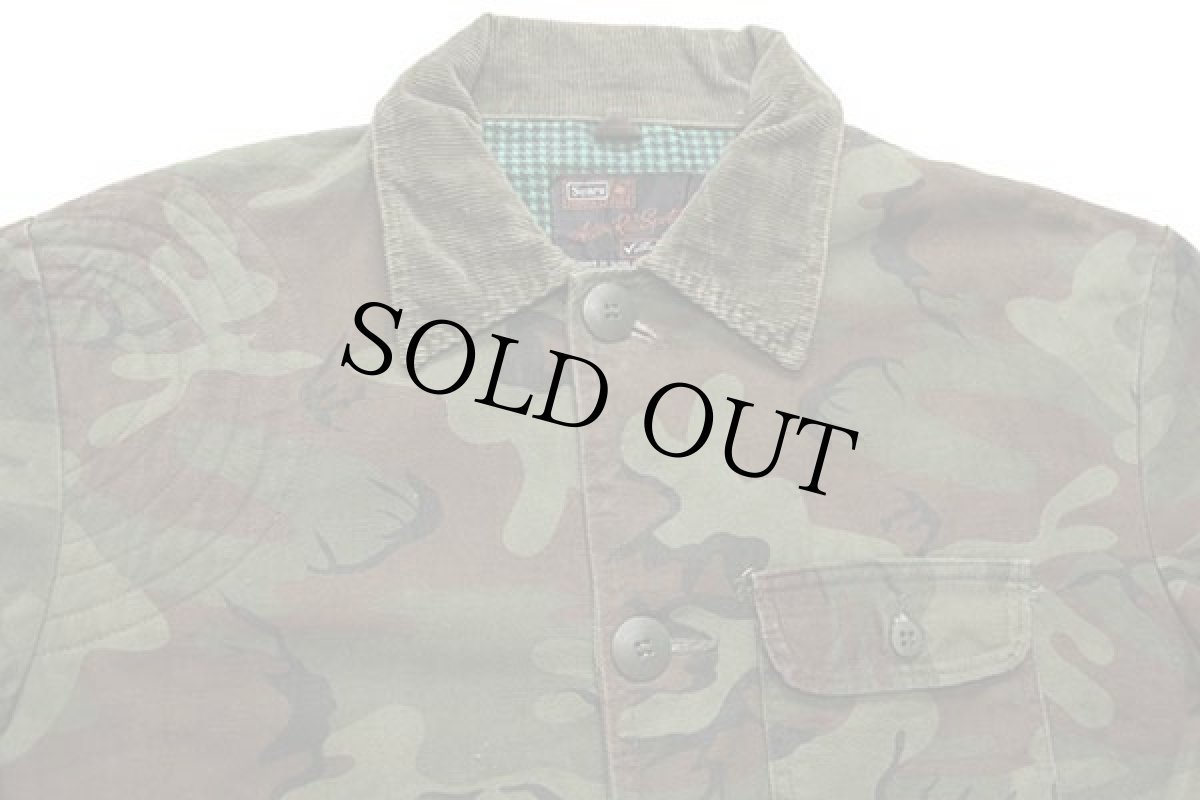 画像3: 60s Sears Ted Williams シビリアンリーフカモ コットン ハンティングジャケット (3)