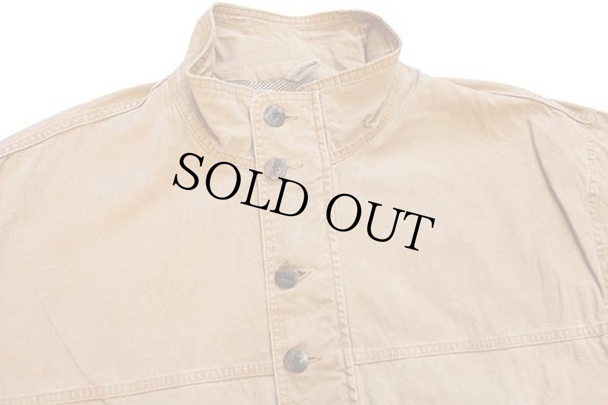 画像3: 90s USA製 Woolrichウールリッチ スタンドカラー コットン キャンバス フィールドコート PECAN XL (3)