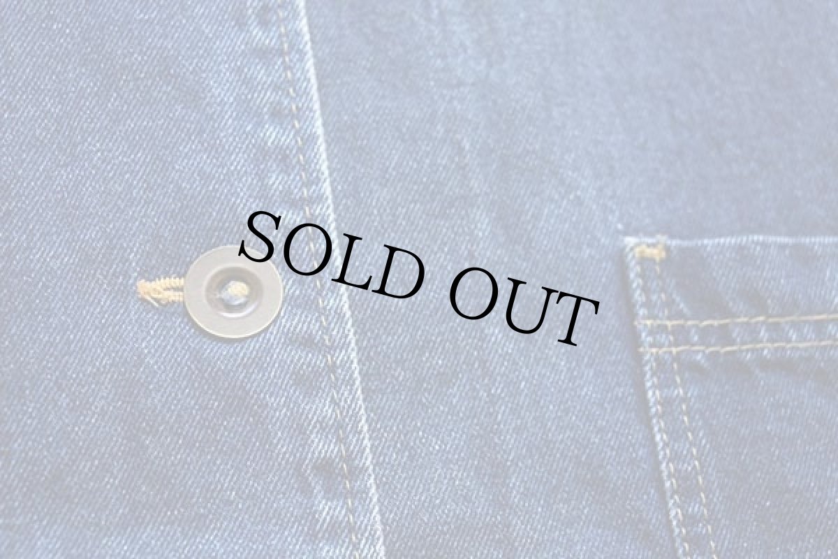 画像6: 90s USA製 Lee 340 ロング デニムコート L (6)