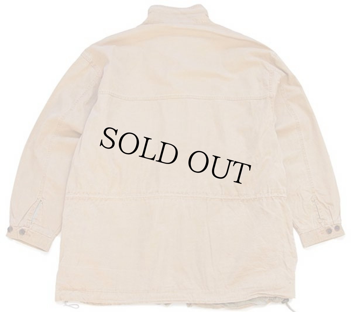 画像2: 90s USA製 Woolrichウールリッチ スタンドカラー コットン キャンバス フィールドコート PECAN XL (2)