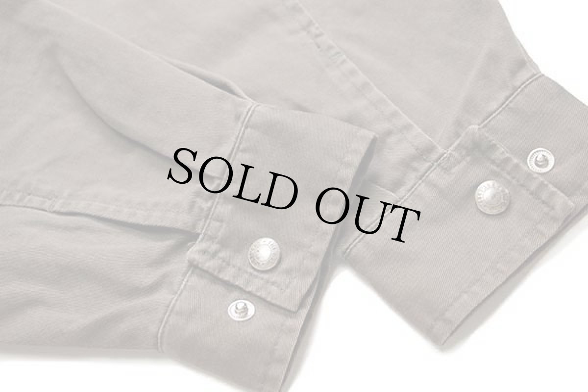 画像5: 00s GAPギャップ 無地 ハーフジップ プルオーバー コットンパーカー オリーブドラブ M★アノラック (5)