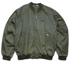 画像1: 90s イタリア製 Levi'sリーバイス ワンポイント ポプリン ジャケット オリーブ M★ユーロ (1)