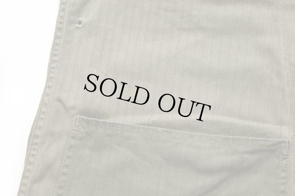 画像7: 40s 米軍 USMC M-41 HBT ヘリンボーンツイル ジャケット ボロ (7)