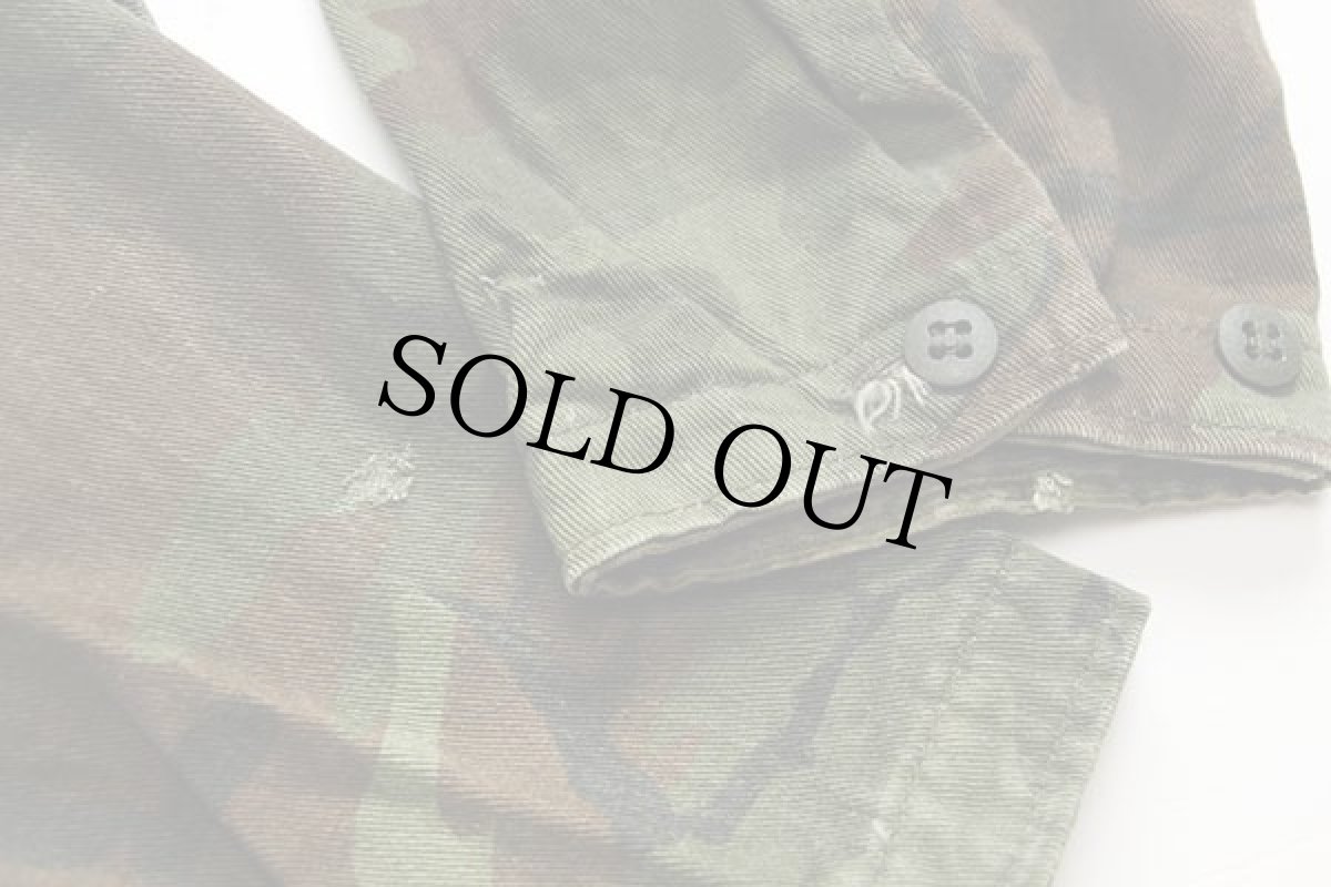 画像8: 60s Sears Ted Williams シビリアンリーフカモ コットン ハンティングジャケット (8)