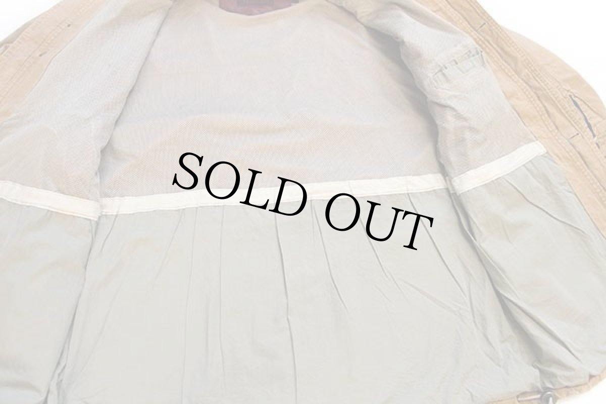 画像5: 90s USA製 Woolrichウールリッチ スタンドカラー コットン キャンバス フィールドコート PECAN XL (5)