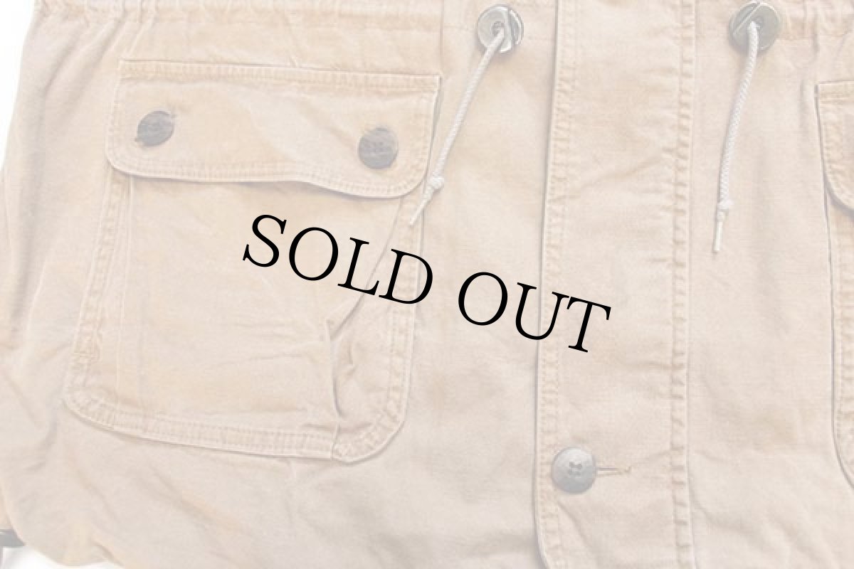 画像6: 90s USA製 Woolrichウールリッチ スタンドカラー コットン キャンバス フィールドコート PECAN XL (6)