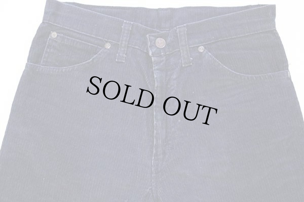 画像4: 80s gapギャップ PIONEERタグ フレア コーデュロイパンツ 紺 w31 L31★ブーツカット (4)