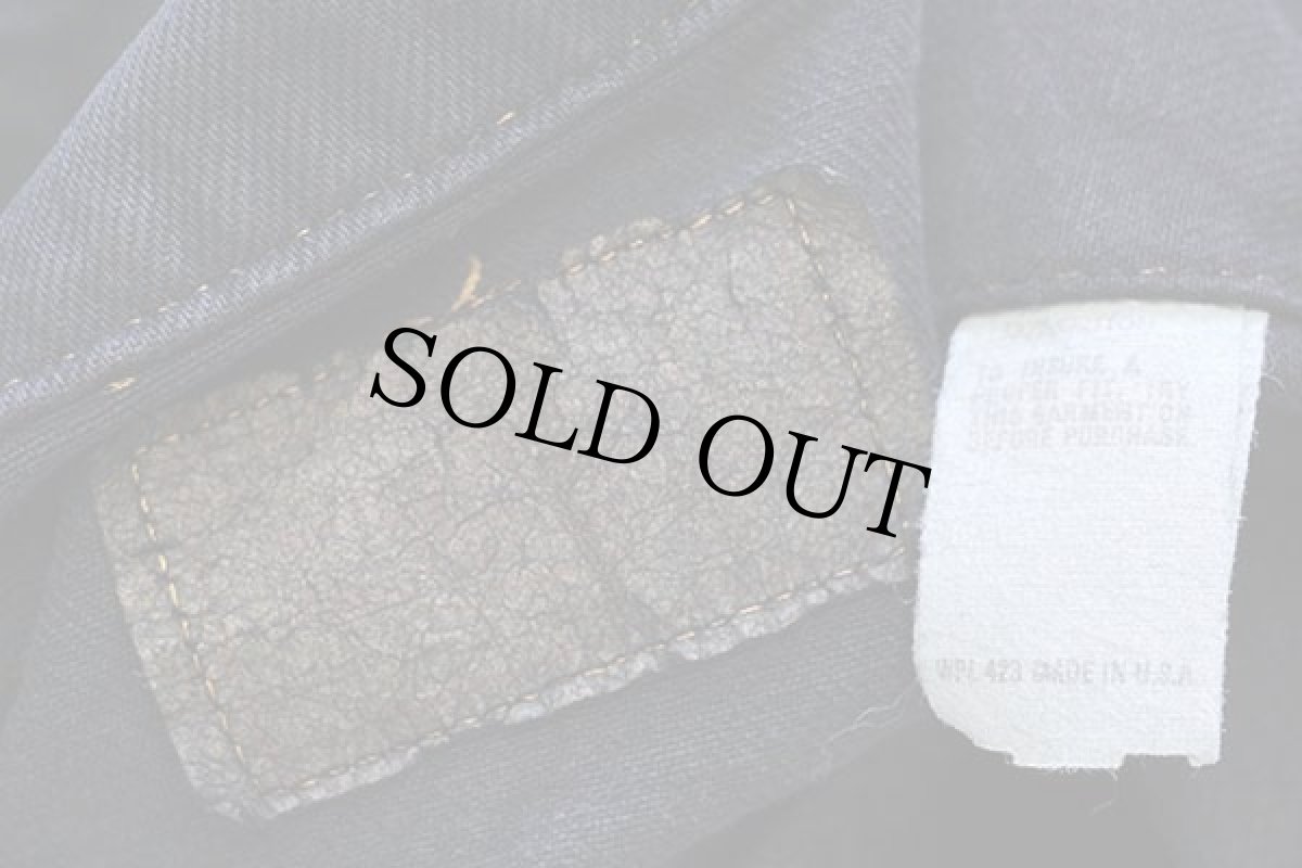 画像4: 80s USA製 Levi'sリーバイス 70506 ブラック デニムジャケット 4ポケット 後染め 38R (4)