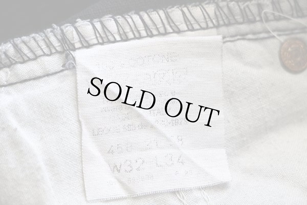 画像7: 90s イタリア製 Levi'sリーバイス 458 ランダム コーデュロイパンツ 薄黒 w32★ユーロ (7)