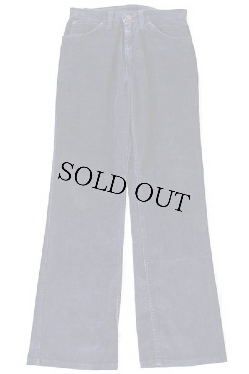 画像2: 80s gapギャップ PIONEERタグ フレア コーデュロイパンツ 紺 w31 L31★ブーツカット (2)