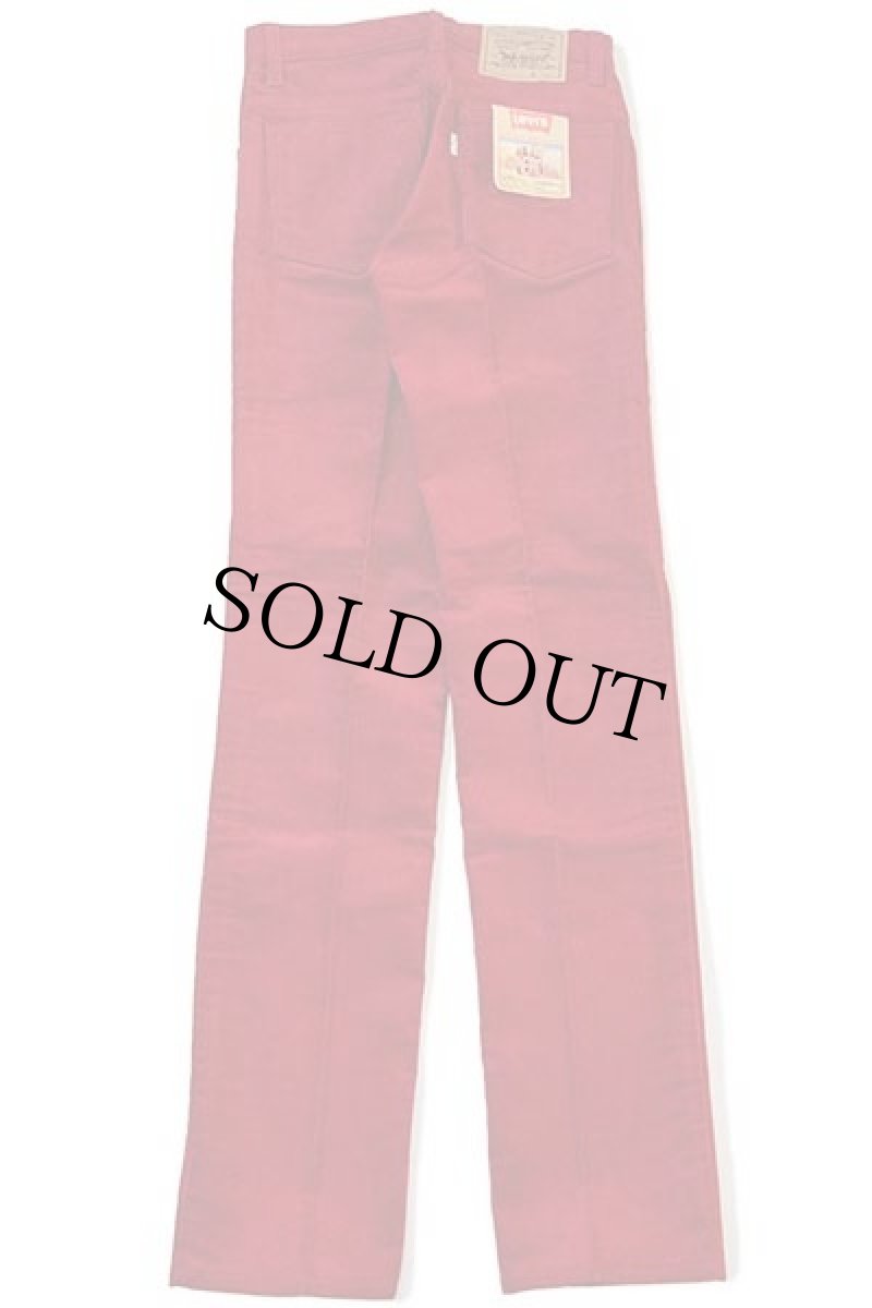 画像3: デッドストック★90s ベルギー製 Levi'sリーバイス 631 コーデュロイパンツ 赤 w30 L34★ユーロ (3)