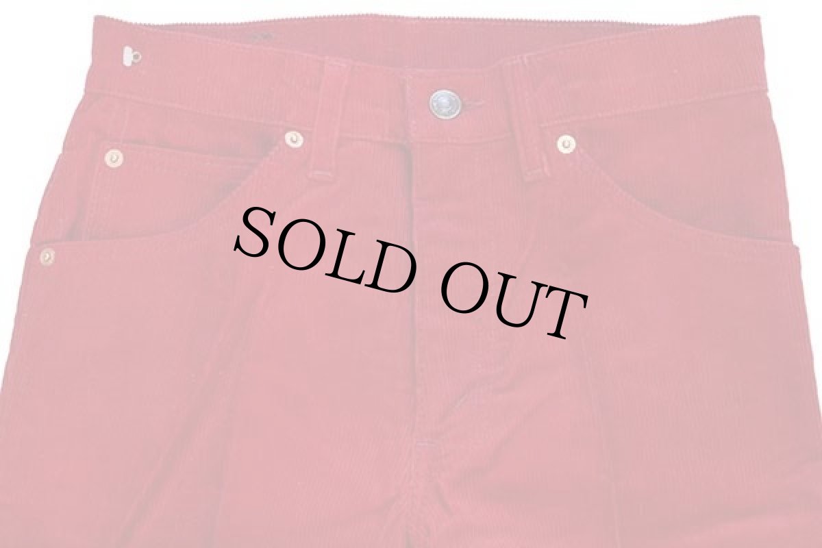 画像4: デッドストック★90s ベルギー製 Levi'sリーバイス 631 コーデュロイパンツ 赤 w30 L34★ユーロ (4)
