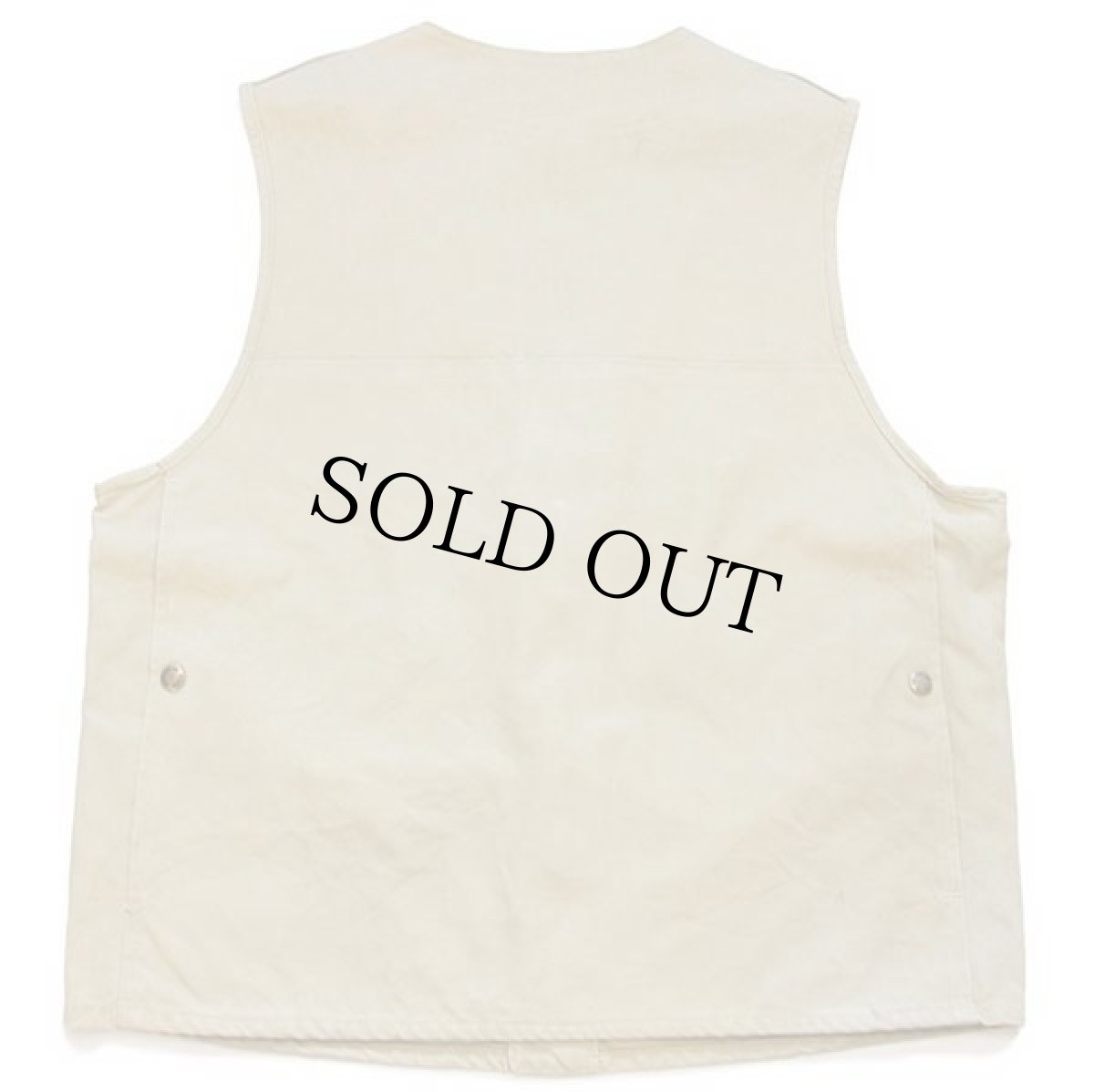 画像2: USA製 FILSONフィルソン 刺繍 キャンバス ワークベスト カーキ 42 (2)