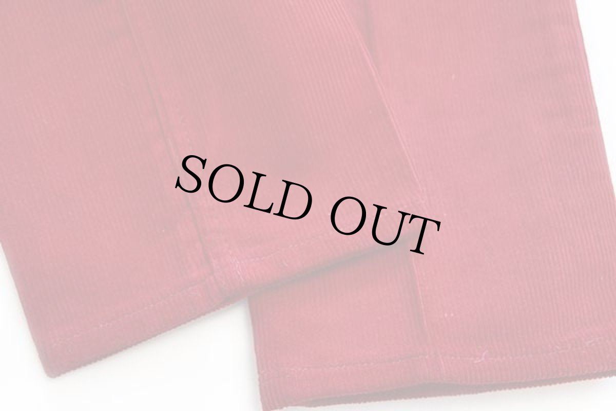 画像7: デッドストック★90s ベルギー製 Levi'sリーバイス 631 コーデュロイパンツ 赤 w30 L34★ユーロ (7)