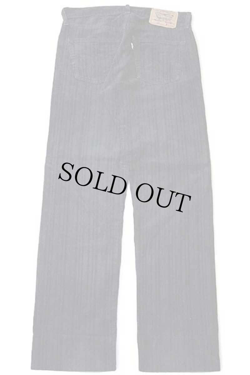 画像3: 90s イタリア製 Levi'sリーバイス 458 ランダム コーデュロイパンツ 薄黒 w32★ユーロ (3)