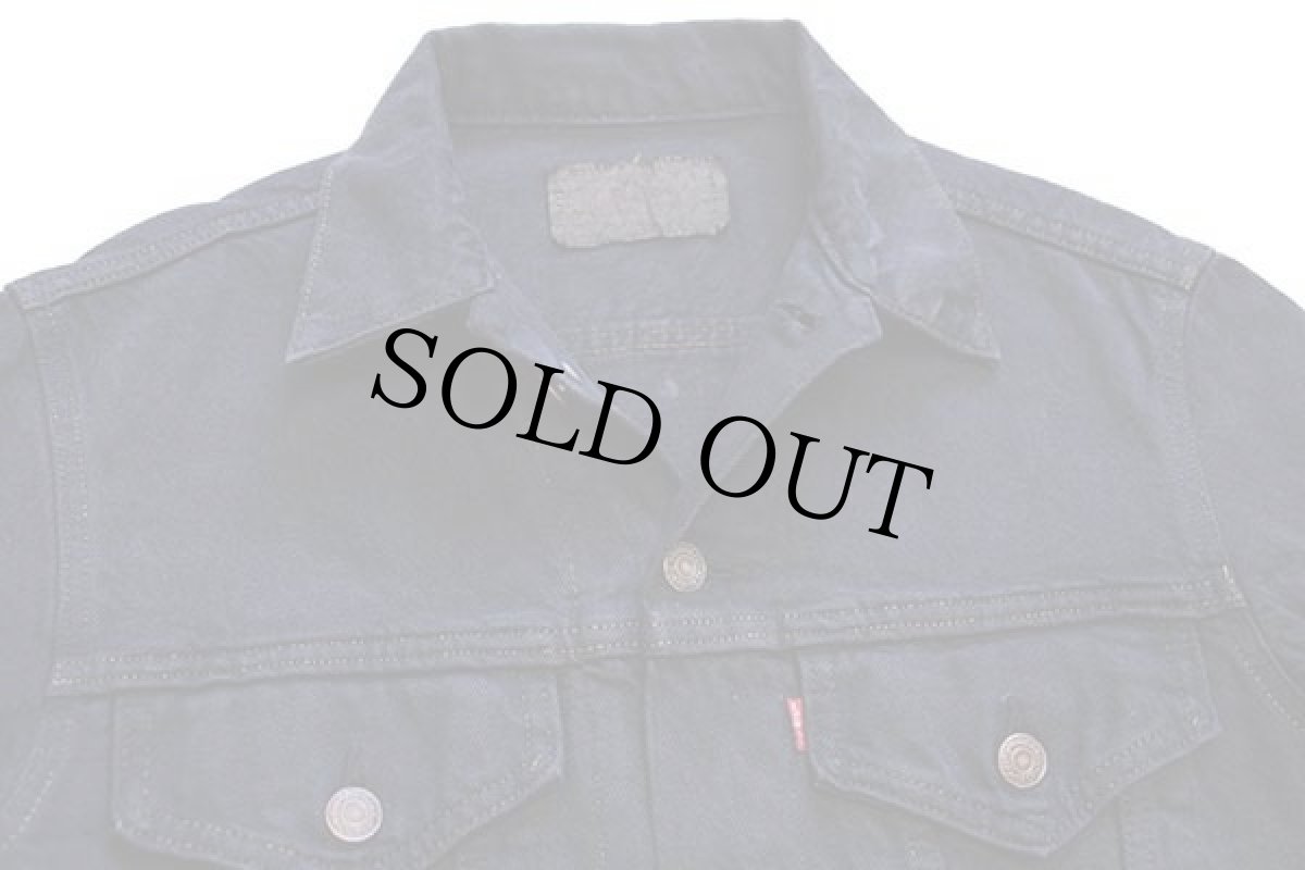 画像3: 80s USA製 Levi'sリーバイス 70506 ブラック デニムジャケット 4ポケット 後染め 38R (3)