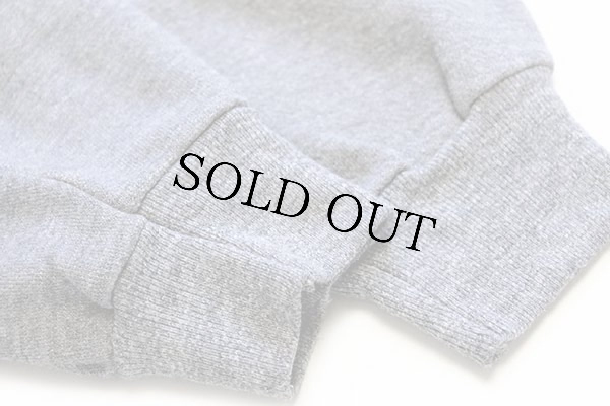 画像6: 70s USA製 RUSSELLラッセル 無地 スウェットパーカー 杢グレー S (6)