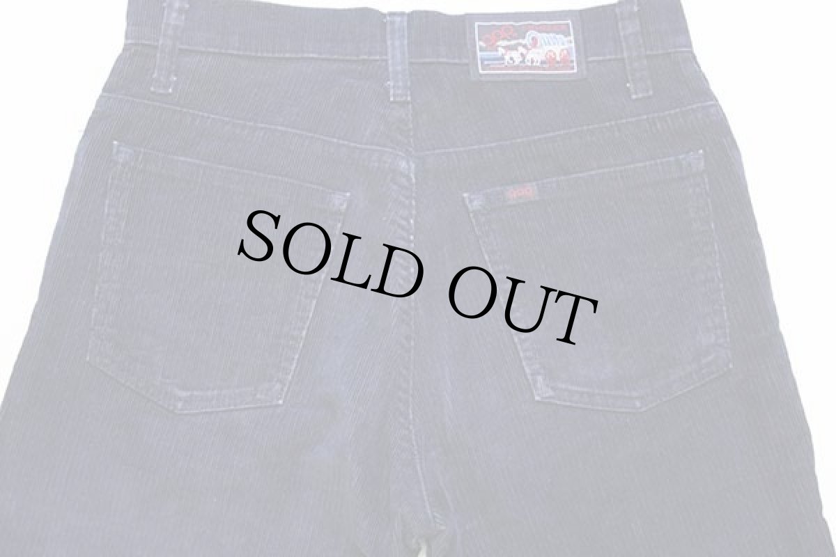 画像5: 80s gapギャップ PIONEERタグ フレア コーデュロイパンツ 紺 w31 L31★ブーツカット (5)