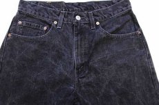 画像4: 00s カナダ製 Levi'sリーバイス 505 ブラック デニムパンツ w31 L32★59 (4)