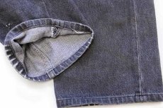 画像8: 80s USA製 Levi'sリーバイス 501 先染め ブラック デニムパンツ w30 (8)