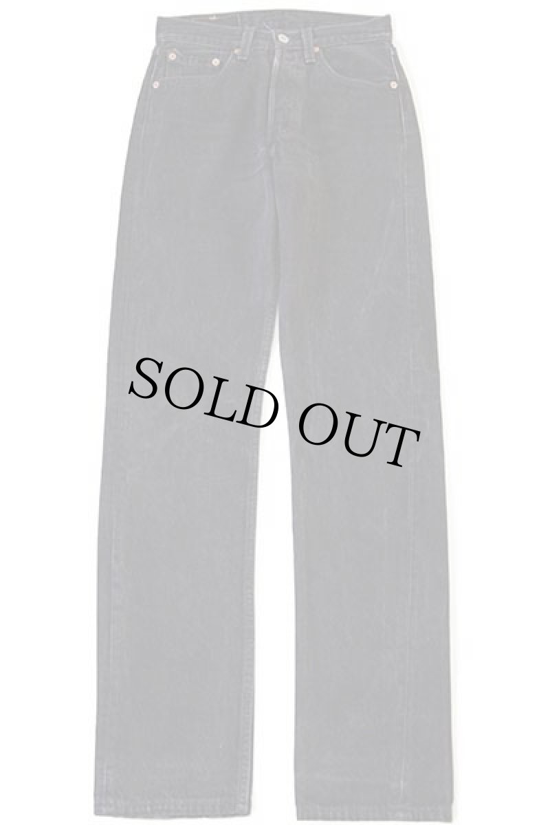 画像2: 90s USA製 Levi'sリーバイス 501 ブラック デニムパンツ w26 L32 (2)