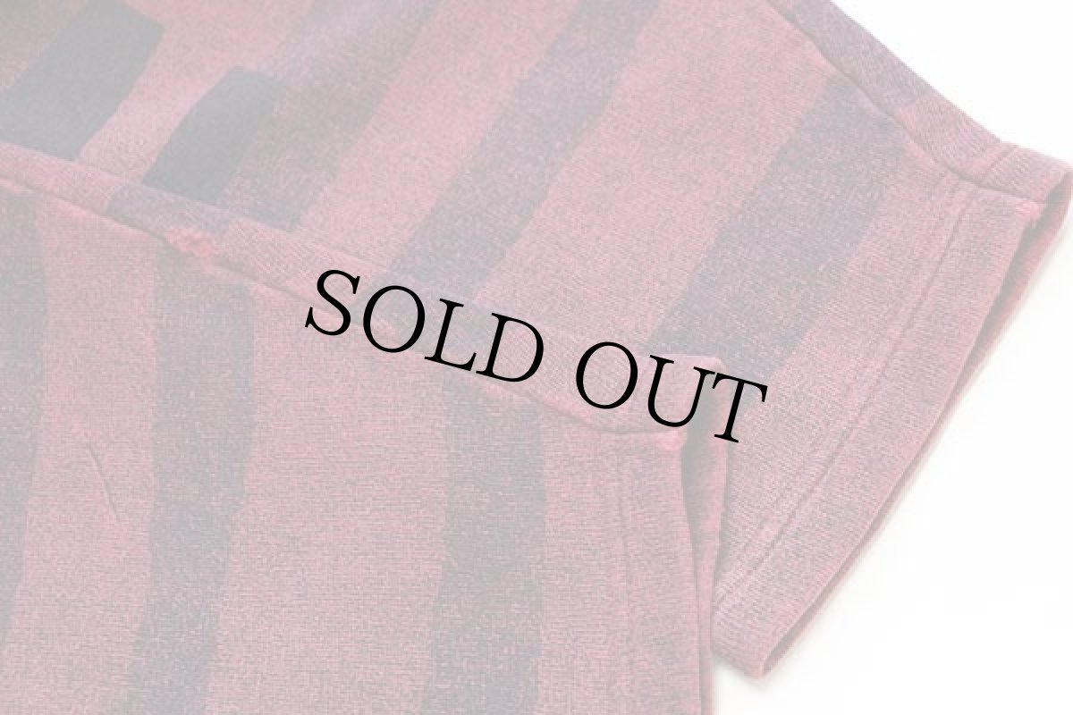 画像6: 90s イタリア製 Levi'sリーバイス ボーダー オールオーバープリント コットン スウェット XL★ユーロ (6)