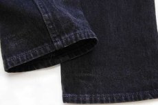 画像8: 90s USA製 Levi'sリーバイス 501 ブラック デニムパンツ w26 L32 (8)