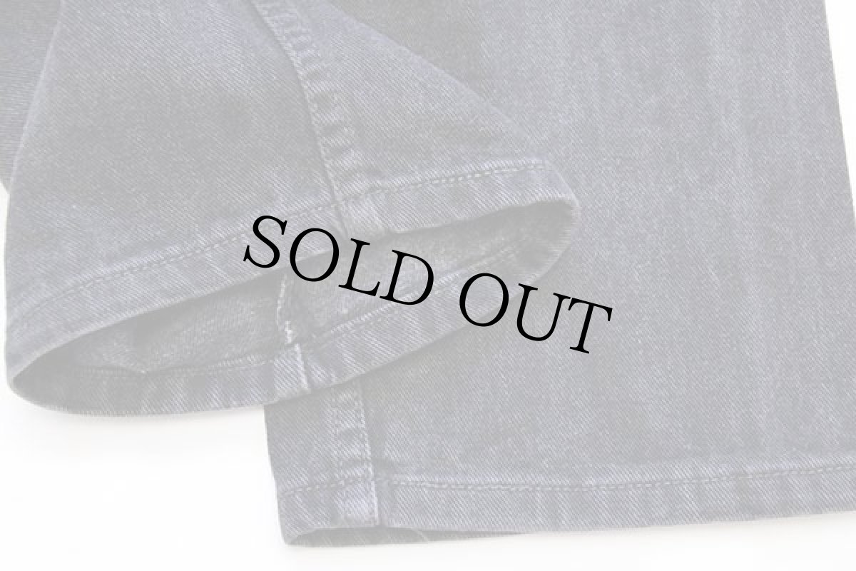 画像8: 00s カナダ製 Levi'sリーバイス 505 ブラック デニムパンツ w31 L32★59 (8)