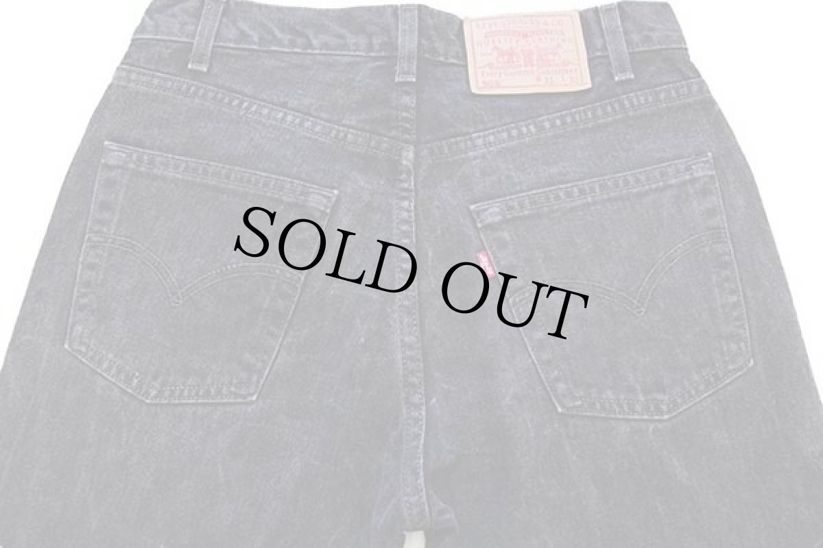画像5: 00s カナダ製 Levi'sリーバイス 505 ブラック デニムパンツ w31 L32★59 (5)