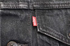 画像5: 90s Levi'sリーバイス 70401 ブラック デニムベスト L★ユーロ (5)