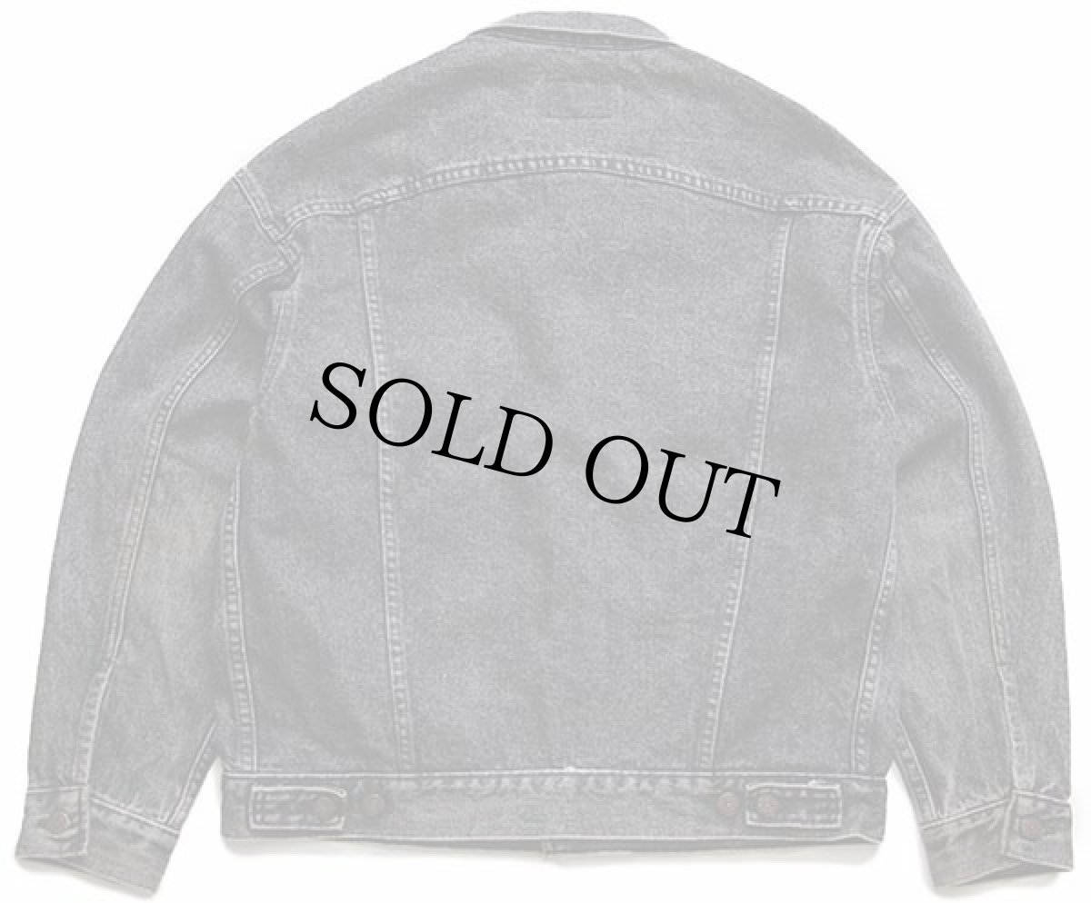 画像2: 80s USA製 Levi'sリーバイス 70507 先染め ブラック デニムジャケット 4ポケット (2)