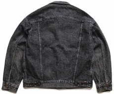 画像2: 80s USA製 Levi'sリーバイス 70507 先染め ブラック デニムジャケット 4ポケット (2)