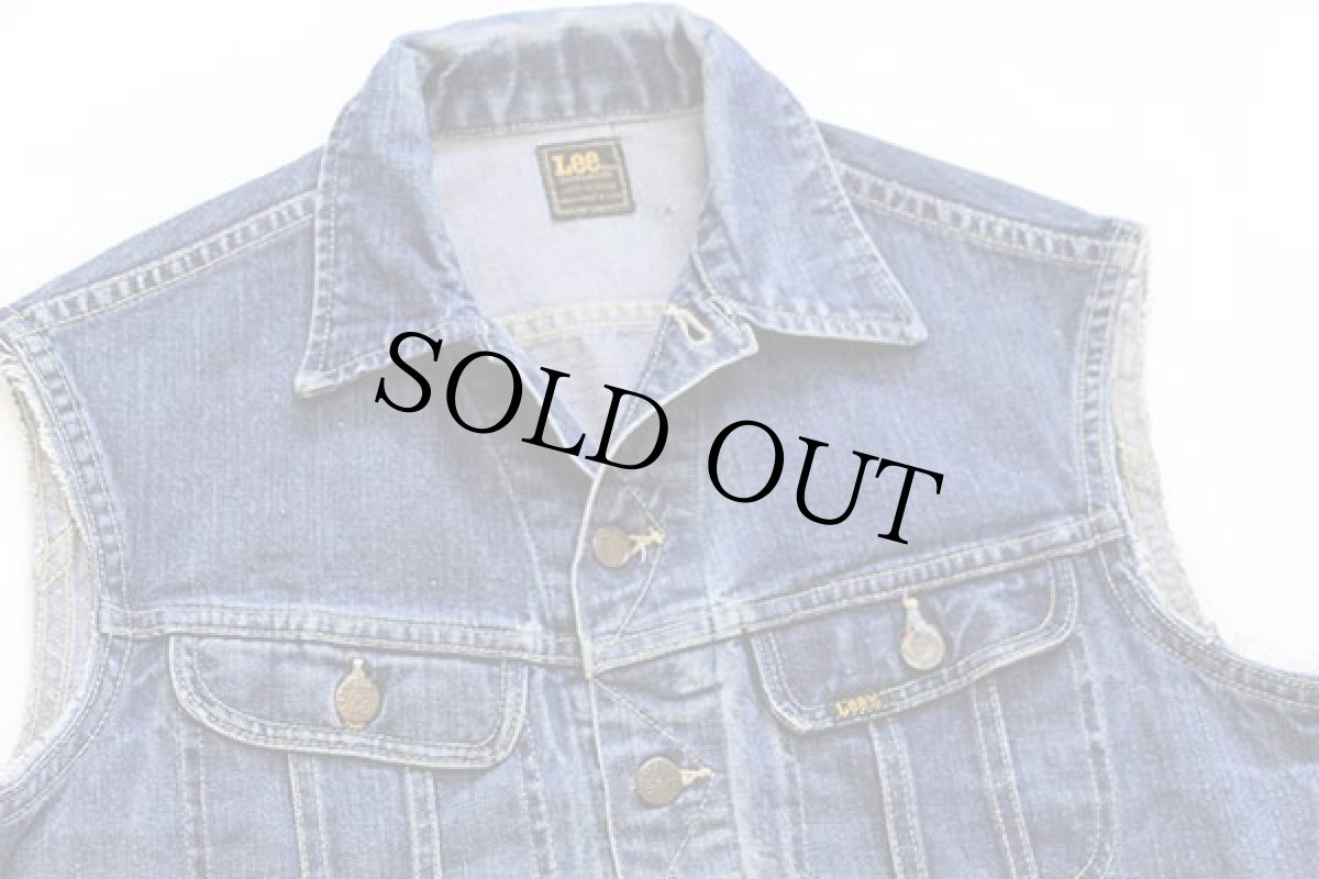 画像3: 70s USA製 Leeリー 220 カットオフ デニムベスト (3)