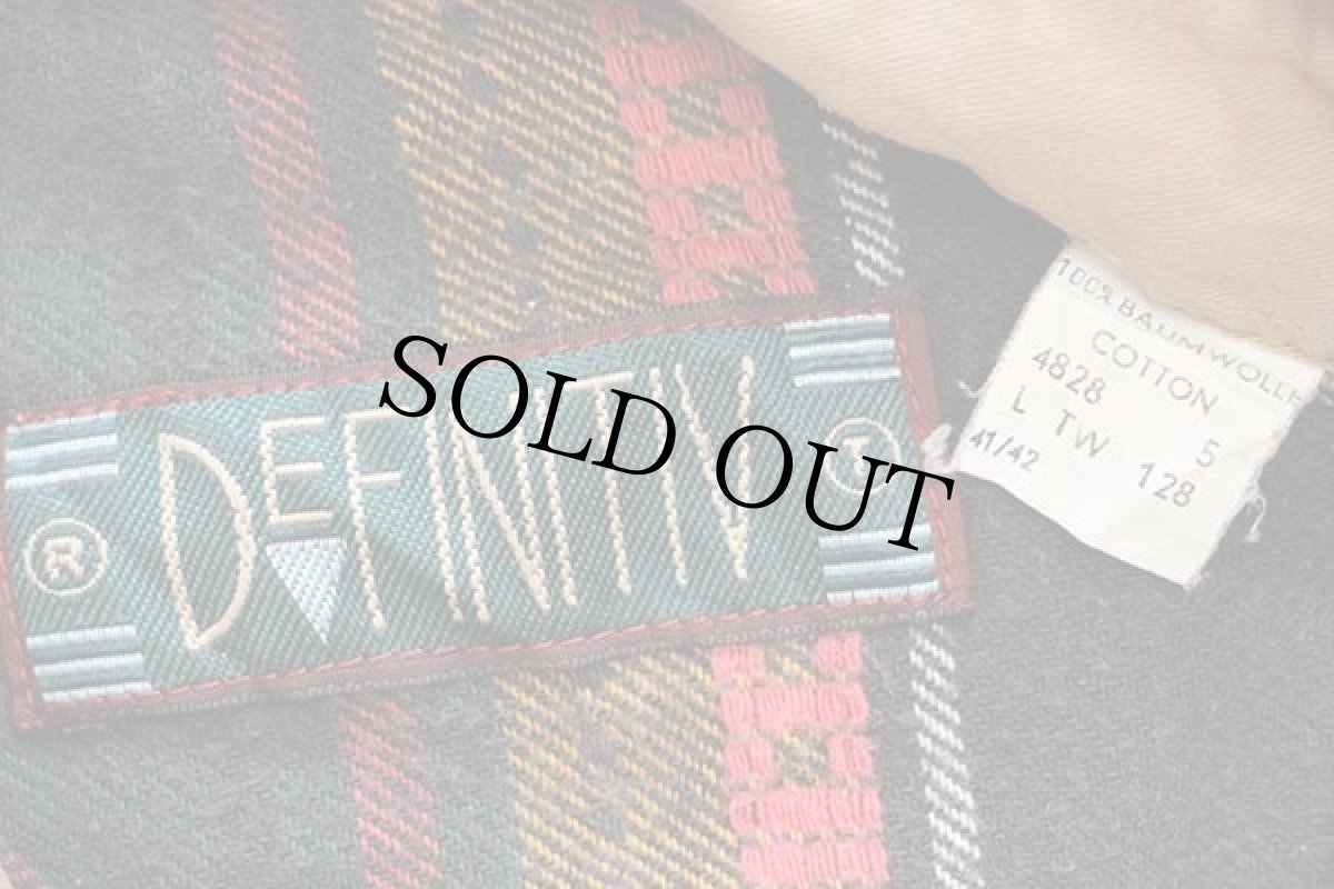 画像4: 90s DEFINITIV フォークロア ラグ柄 コットン フランネルシャツ L (4)