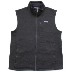画像1: patagoniaパタゴニア Better Sweater Vest ベターセーター フリースベスト 黒 M (1)
