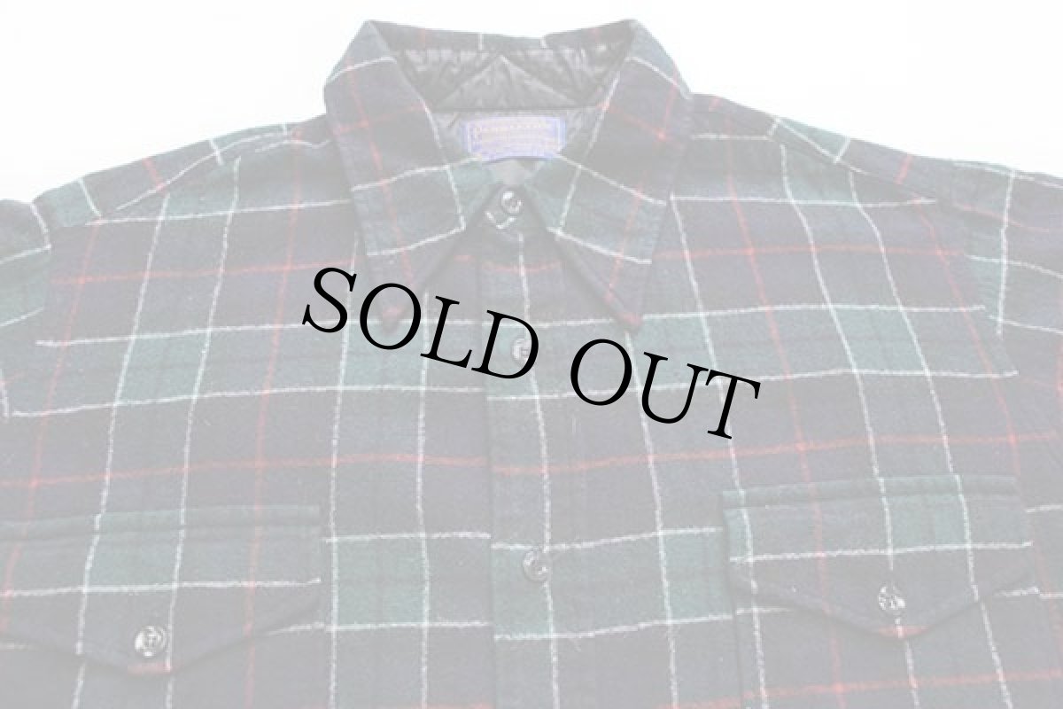 画像3: 70s USA製 PENDLETONペンドルトン タータンチェック ウールシャツ 16.5 (3)