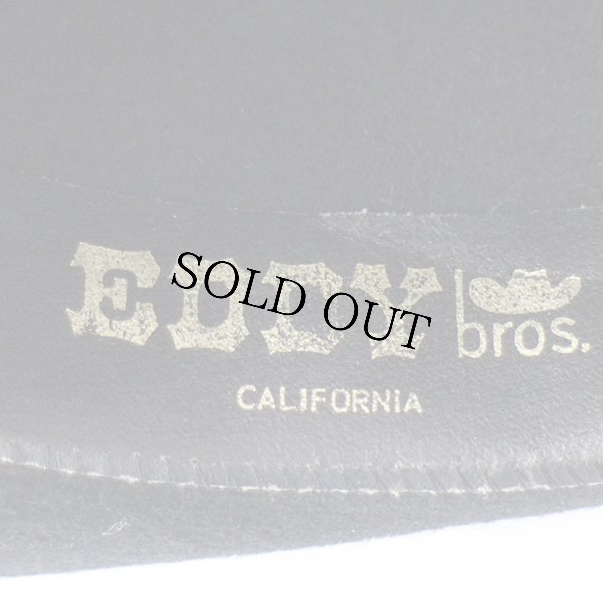 画像4: USA製 EDDY bros. サンダーバード 装飾付き ウール フェルト カウボーイハット 黒 7 3/8 (4)