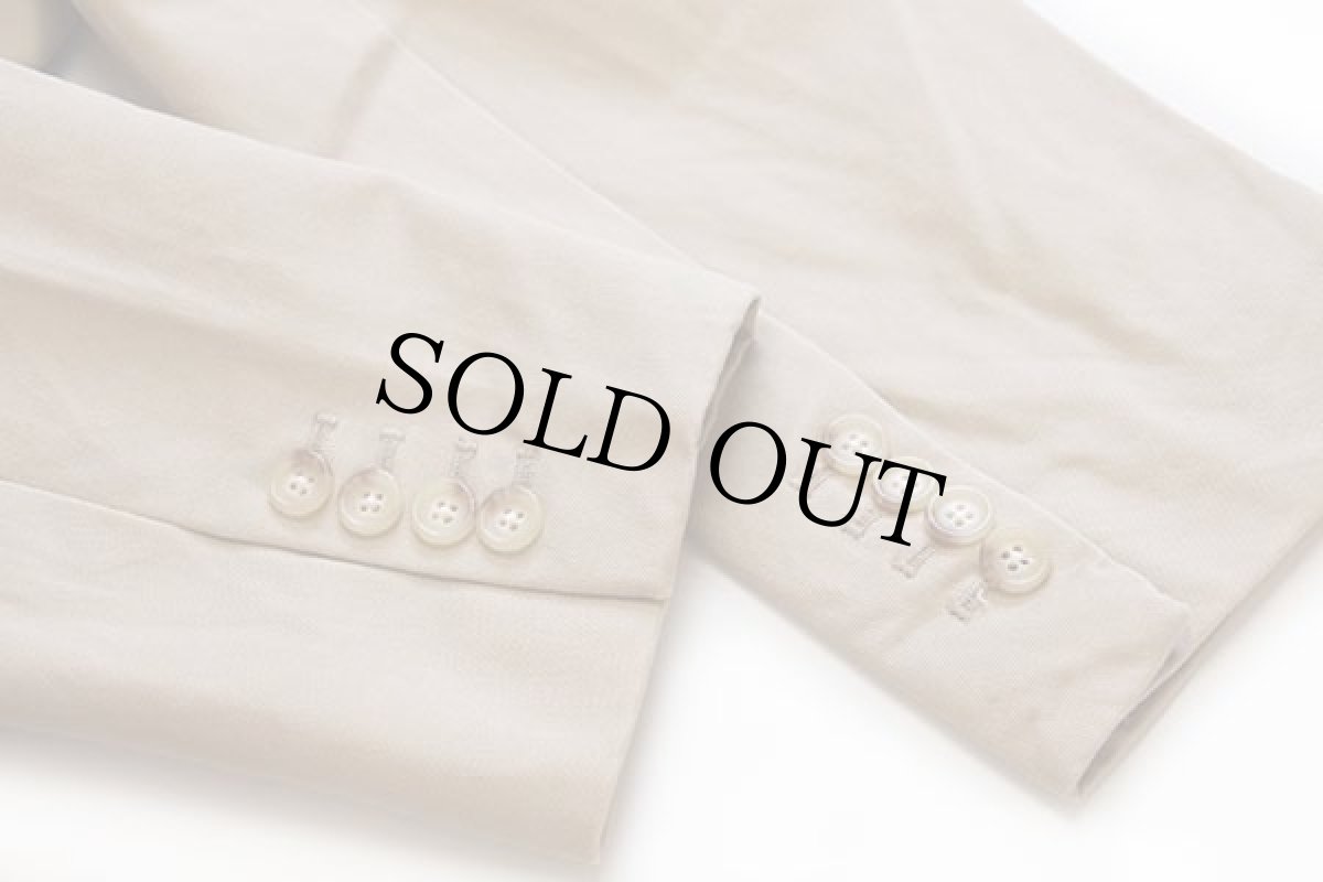 画像6: 00s ポロ ラルフローレン 3つボタン コットンツイル テーラードジャケット カーキ L★ブレザー  (6)