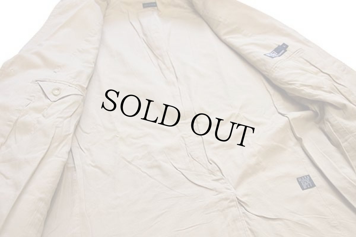 画像5: 00s ポロ ラルフローレン 3つボタン コットンツイル テーラードジャケット カーキ L★ブレザー  (5)