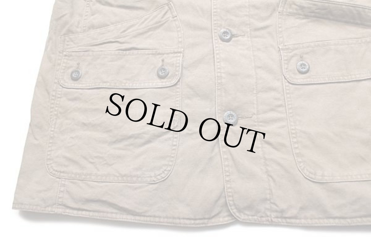 画像4: ORVISオービス キルティングライナー ダック地 フィールドコート ココア XL★ジャケット (4)