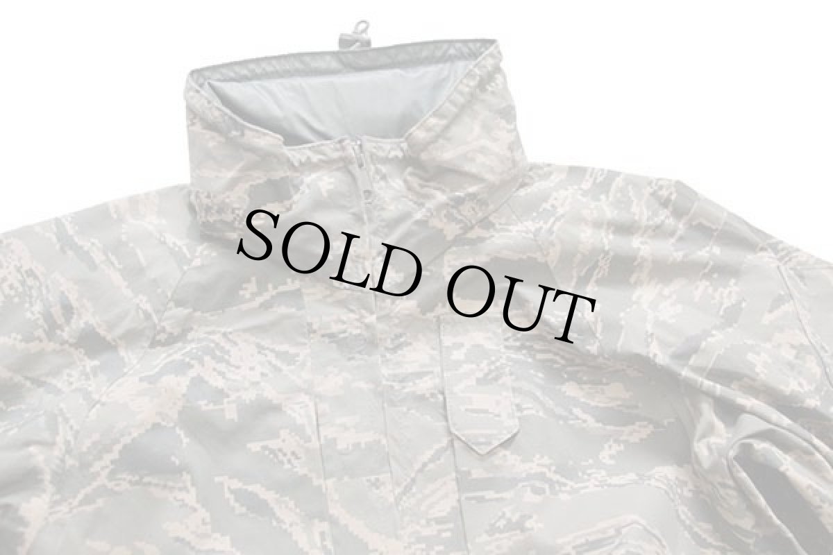 画像3: 00s 米軍 USAF APECS ABU デジタル タイガーカモ GORE-TEXゴアテックスパーカー S-R (3)