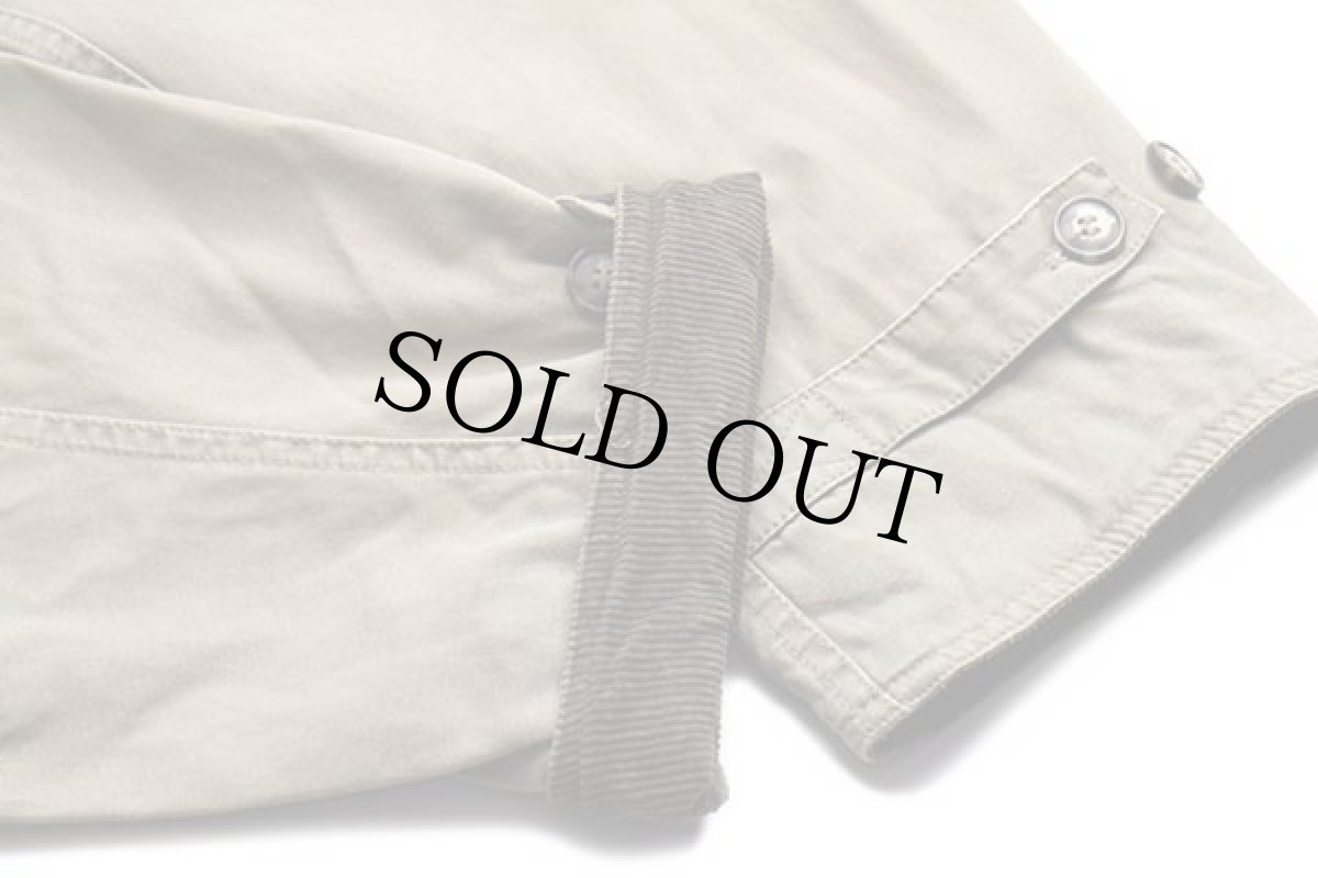 画像9: 00s AMERICAN EAGLEアメリカンイーグル タータンチェックライナー コットン キャンバス フィールドコート グレーブラウン L★ジャケット (9)