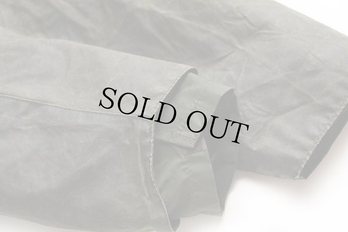 画像7: 90s 英国製 Barbourバブアー A150 BEAUFORT タータンチェックライナー オイルドジャケット オリーブ C48 (7)